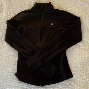 Black Champion Zip Up